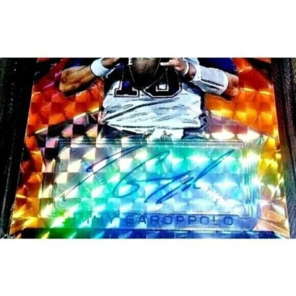 3/3 JIMMY GAROPPOLO Panini Spectra Auto Signature Prizm Refractor LA RAMS
